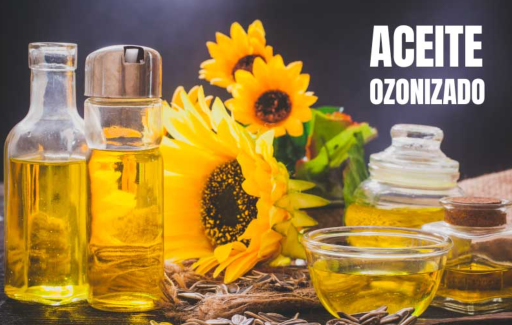 Aceite vegetal ozonizado de girasol